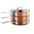 Gotham Steel Stackable Space Saving 10 Piece Aluminum Nonstick Cookware Set with Utensils-50951172