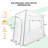 Pop Up Greenhouses Pop Up 4' W x 9' D Greenhouse-121605062