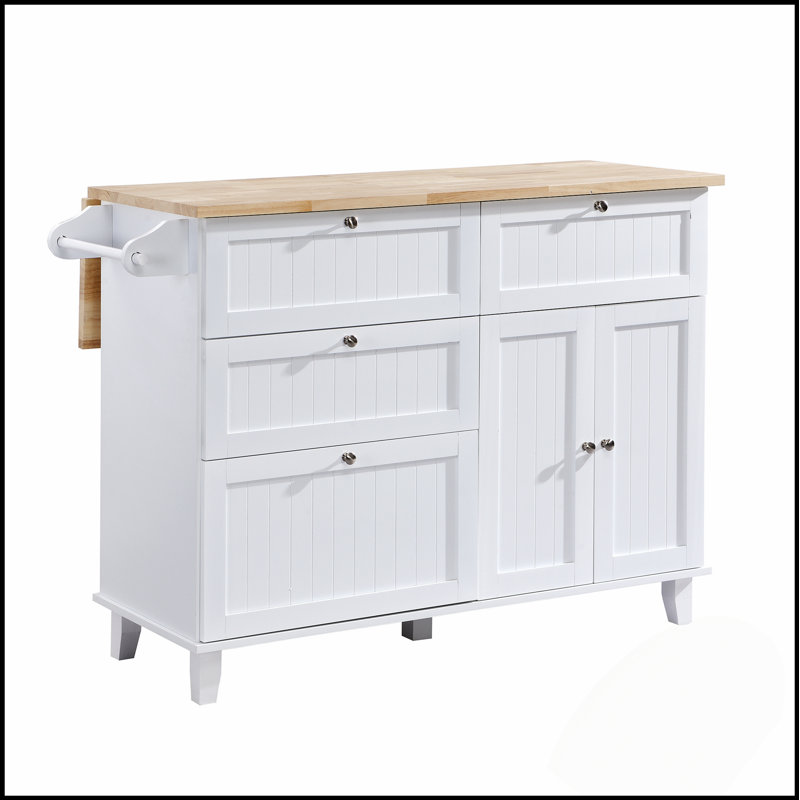 Ensemble d'îlot de cuisine polyvalent avec abattant et rangement, parfait pour les repas et l'efficacité de l'espace