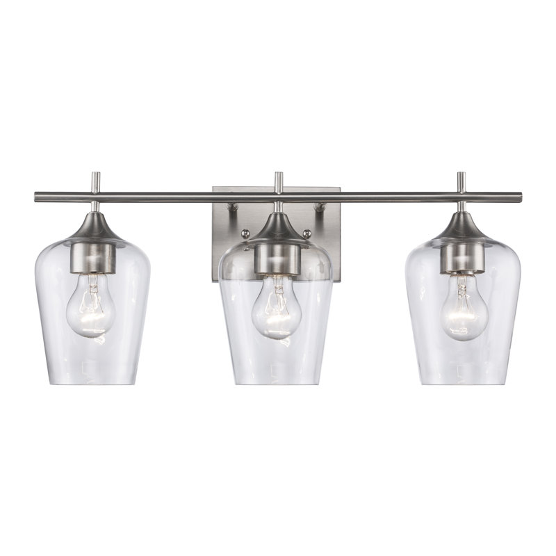 Rockfield 3 - Light Dimmable Vanity Light, Brushed Nickel