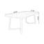Bureau rectangulaire en bois massif Burlywood-116066070