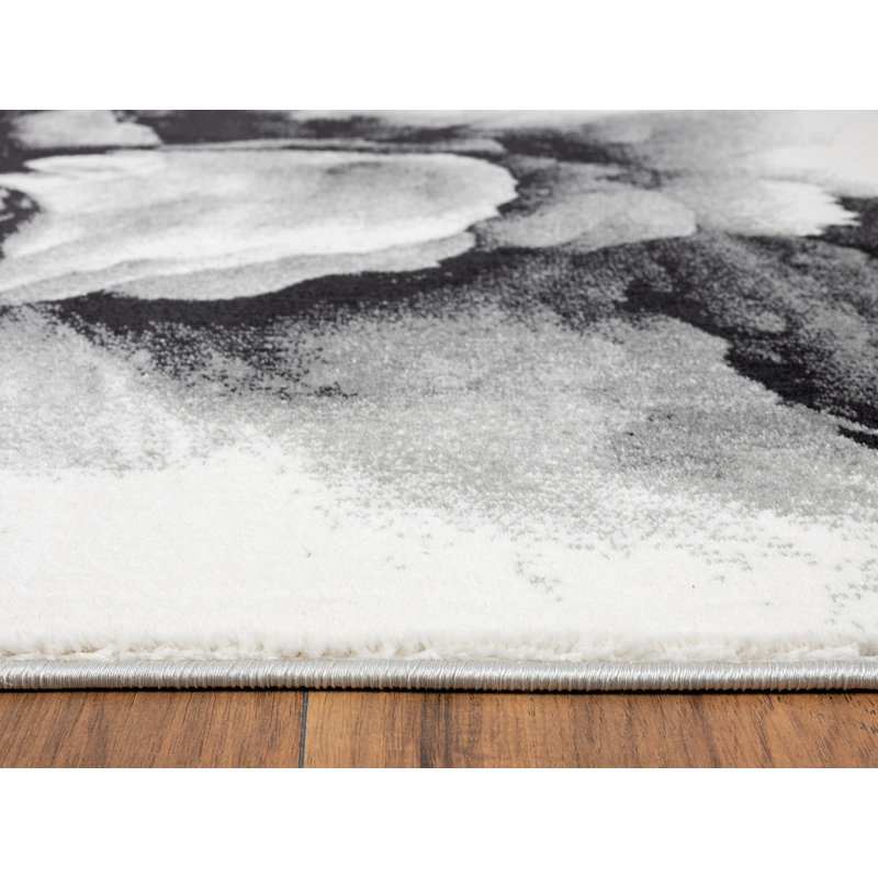Tapis abstrait Ezmae, 8 pi 11 po x 12 pi