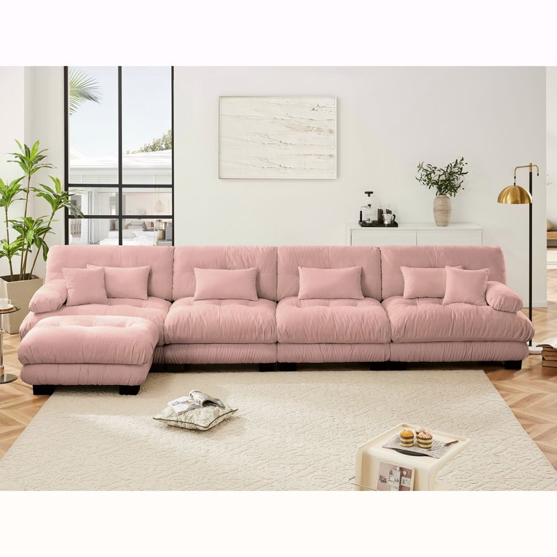 Canapé modulaire Luxury Luxury, Rose