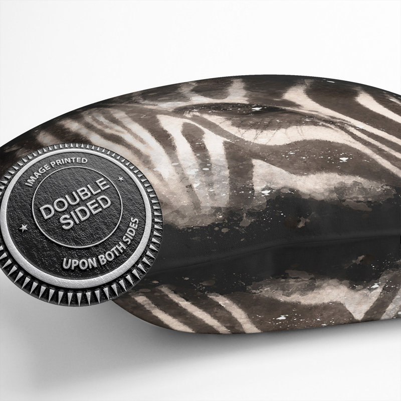 Animal Print Square Cushion, 40cm H x 40cm W x 15cm D