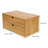 Bamboo Desk Organizer Tabletop Storage Box with 2 Drawers