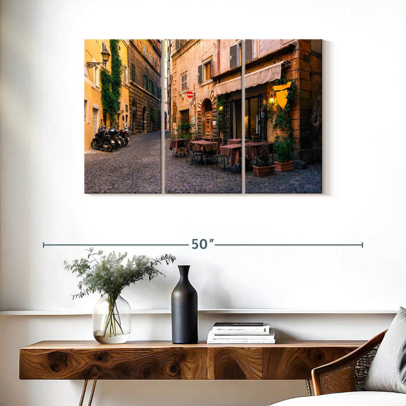 Sirci, rue historique de Rome, H 24 po x l 38 po