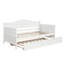 Lit de jour moderne simple en bois avec lit gigogne et canapé-lit-755339175