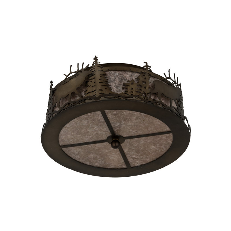Rustic Lodge 2 - Light Flush Mount