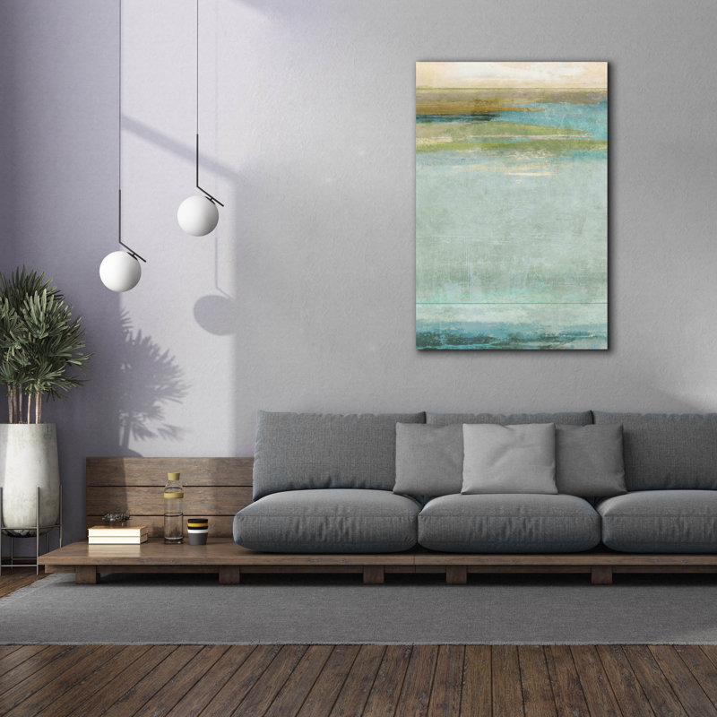 «Seafoam 2» par Suzanne Nicoll, art mural sur toile, 12 po x 18 po, H 60 po x l 40 po x P 1,5 po