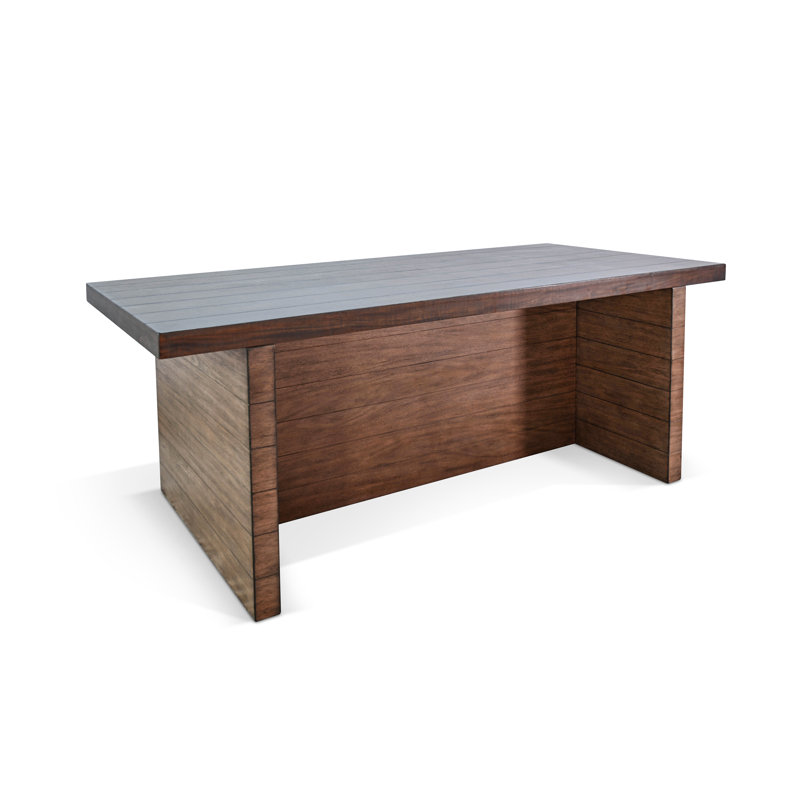Taysom Mahogany Solid Wood Base Dining Table