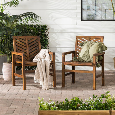Chaises de patio 2 pièces Modern