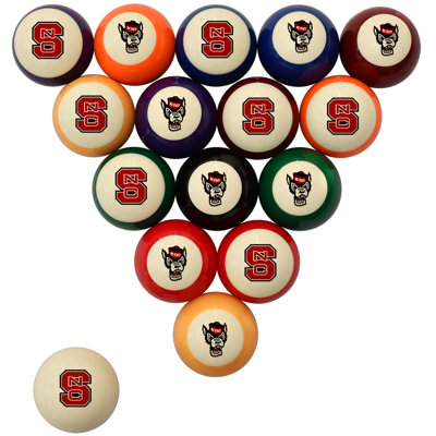 Nc State Wolfpack Billiard Ball Set