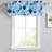 Blue Watercolor Moroccan 52'' W Window Valance (Set Of 2)