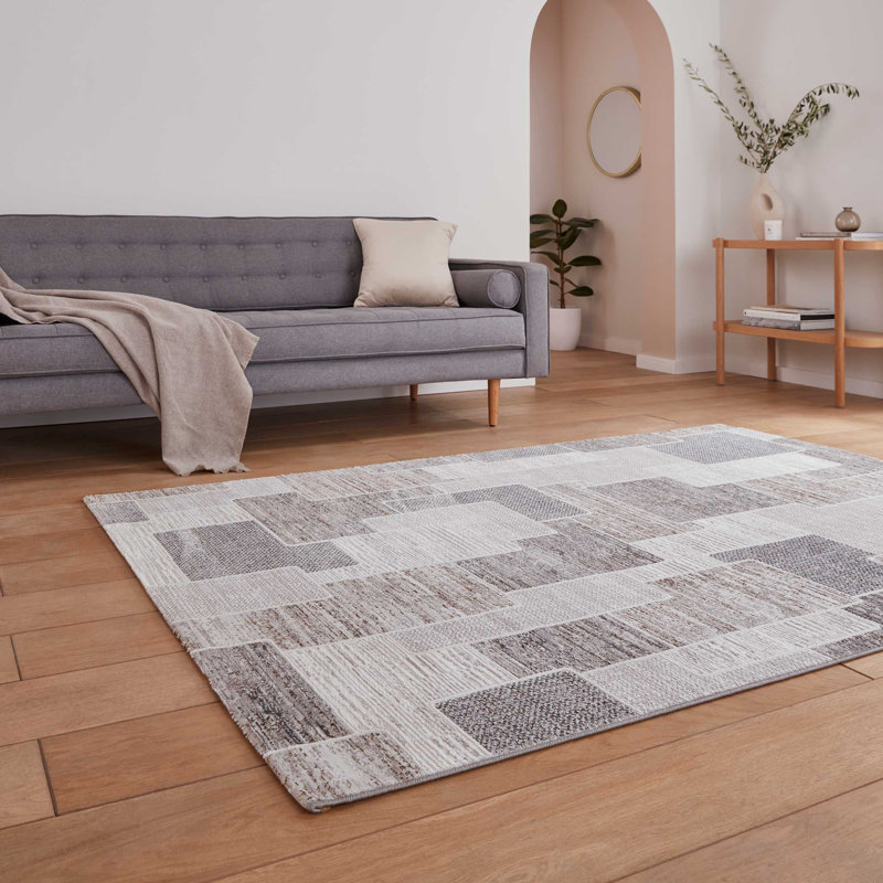 Hayllie Abstract Machine Tufted Area Rug, Rectangle 160 x 230 cm