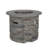 Outdoor Round Mgo Propane Fire Pit With 40,000 BTU Output For Warm, Stylish Backyard Gatherings.