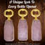 Karon Rose Quartz Stone Bottle Opener