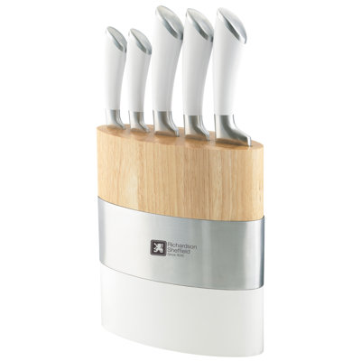 Richardson Sheffield 6 Piece Stainless Steel Knife Block Set