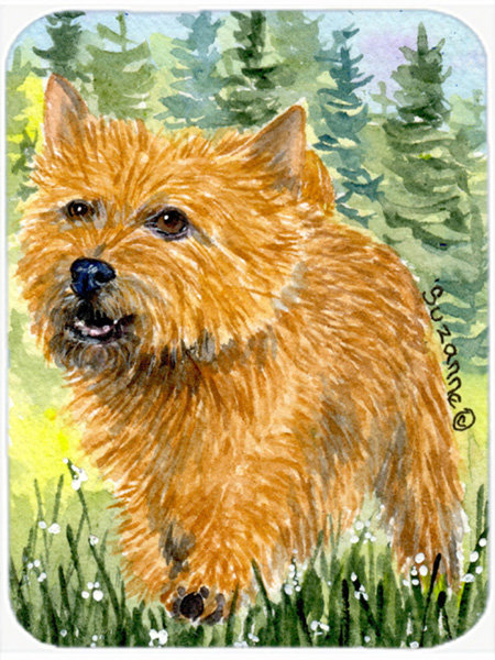 Planche à découper en verre east urban home norwich terrier