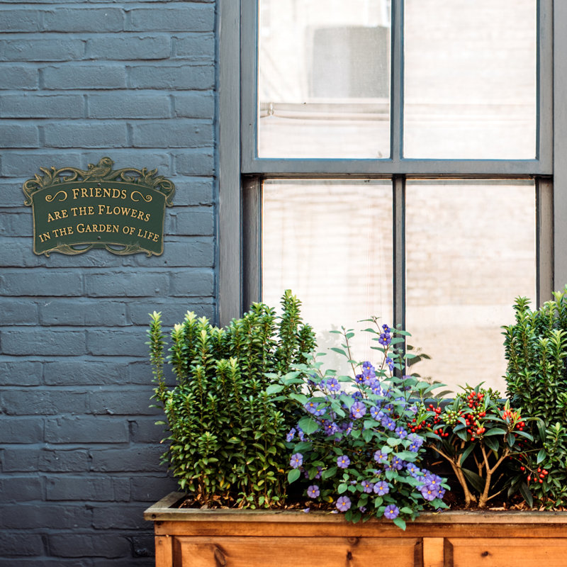 Songbird Friends Garden Plaque