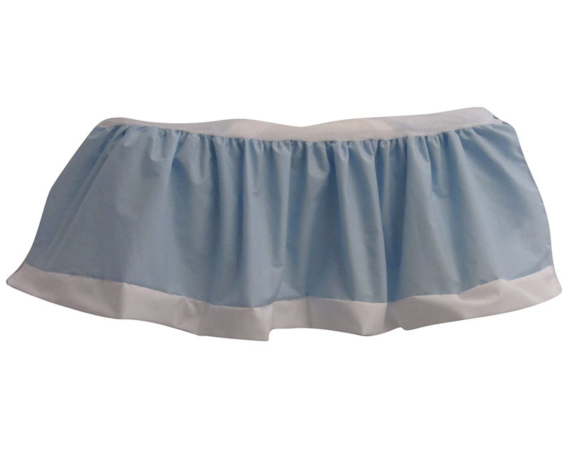 Jupe de lit de bébé Dehaan, Bleu
