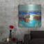 Art mural en métal «Barreaux rouges» par Vahe Yeremyan-1292646403