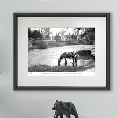 Ashford In The Water, The Day's Work Done C1955 - Single Picture Frame Print