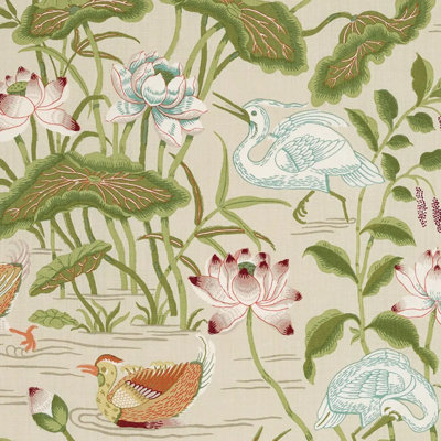 Lotus Garden Fabric