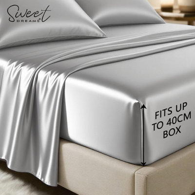 Silk Luxury Deep Box Fitted Sheet