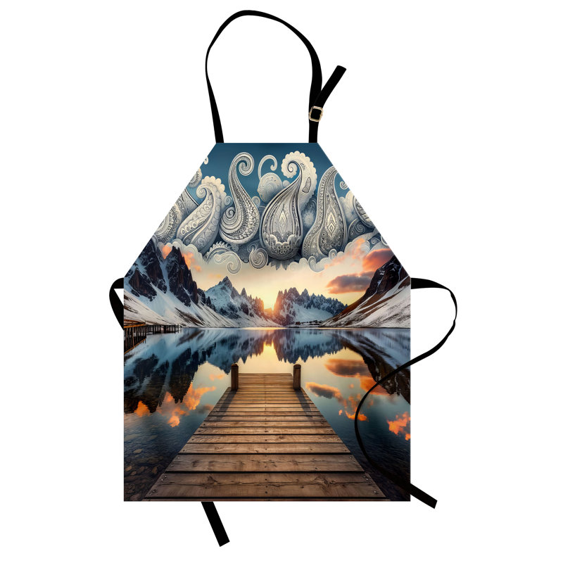 No Pattern Bib Apron