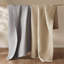 Ensemble de courtepointe en coton 3 pièces double / grand gris clair-134532986-134532984