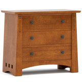 Highlands 3 - Drawer Solid Wood Nightstand