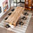 Rectangular solid wood dining table-442640424