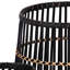 POT DE FLEURS BAMBOU 17/14/10 po, NOIR