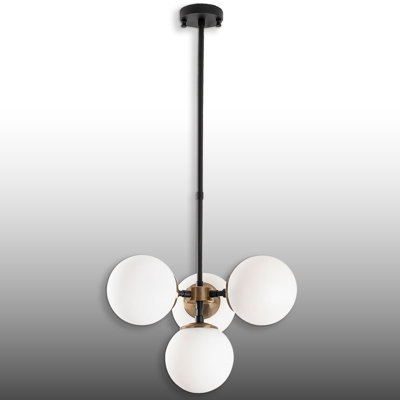 Lustre moderne réglable en métal
