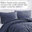Southshore Fine Linens Clipped Jacquard Chevron Microfiber Comforter Set with shams-737166706-737166704