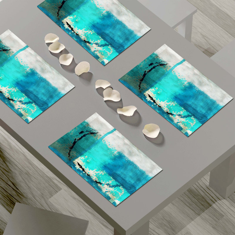 Napperon abstrait en polyester