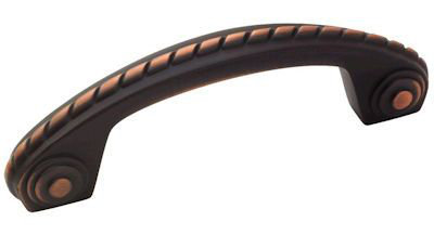 3-13/16" Scroll Pull Oil Rubbed Bronze