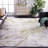Robbs Abstract Gray/Green Area Rug-1680571181