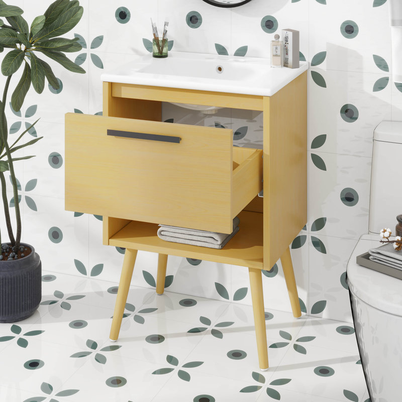 Meuble-lavabo 24 po avec lavabo et tiroir