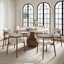 Ensemble de salle à manger 3 pièces avec 3 chaises rembourrées-1941258345-1945591377