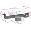 Ensemble de canapé de jardin Vidaxl beige