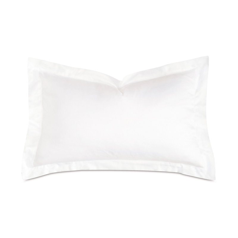 Fresco Sateen Envelope Sham, Queen, White