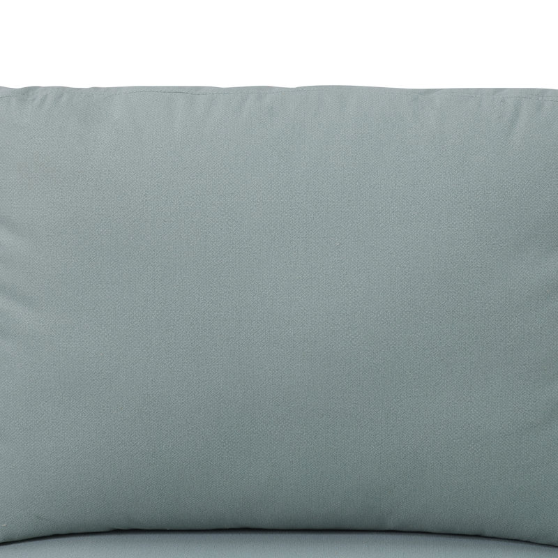 Ensemble modulaire de salon en L 2 pièces en tissu de qualité supérieure 2 pièces, Accoudoir à droite (vu de face)
