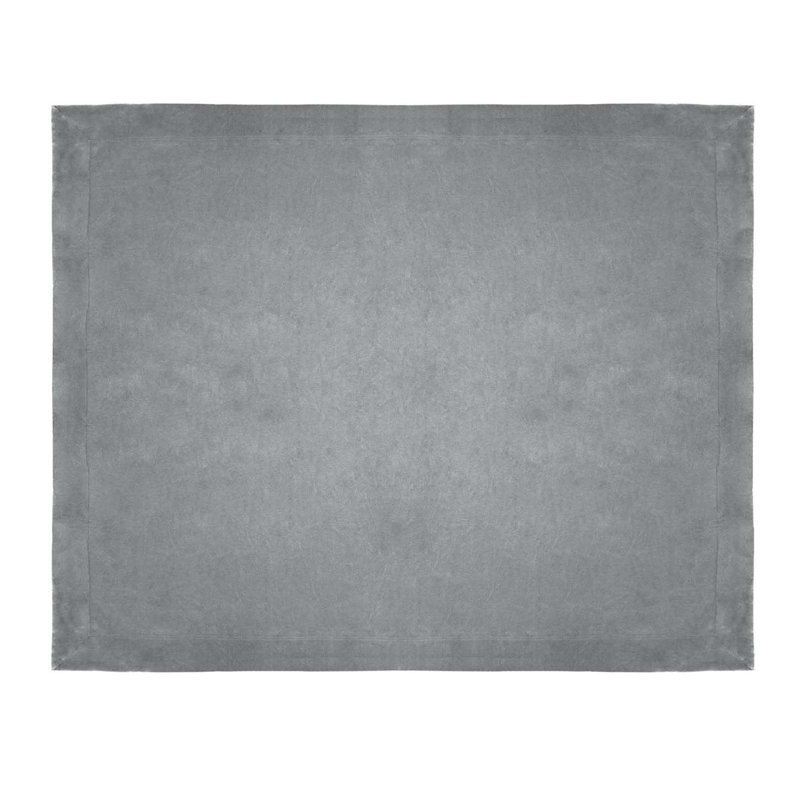 Jeté en Sherpa et micro-vison, Gris