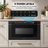 Cosmo 24 in. Haven Collection 1.2 cu. ft. Built-in Microwave Drawer, 1000W, Touch Controls, Defrosting Rack in Matte Black