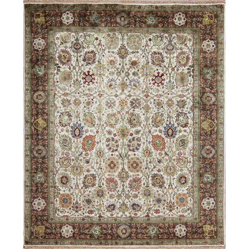 Golden Age Hand Knotted Wool Area Rug, Sample 2' x 3'