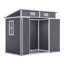 PP/Aluminum Alloy Outdoor Tool Shed