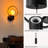 Black Wall Sconce Set of 2-1828894337
