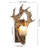 Antler Wall Lamp, Decorative Wall Light, Retro Wall Lantern-256851811