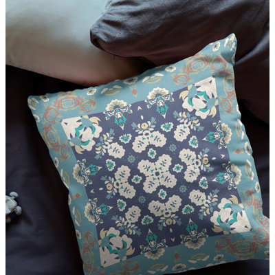 Housse et insert de coussin carré Zeno Rose Diamond